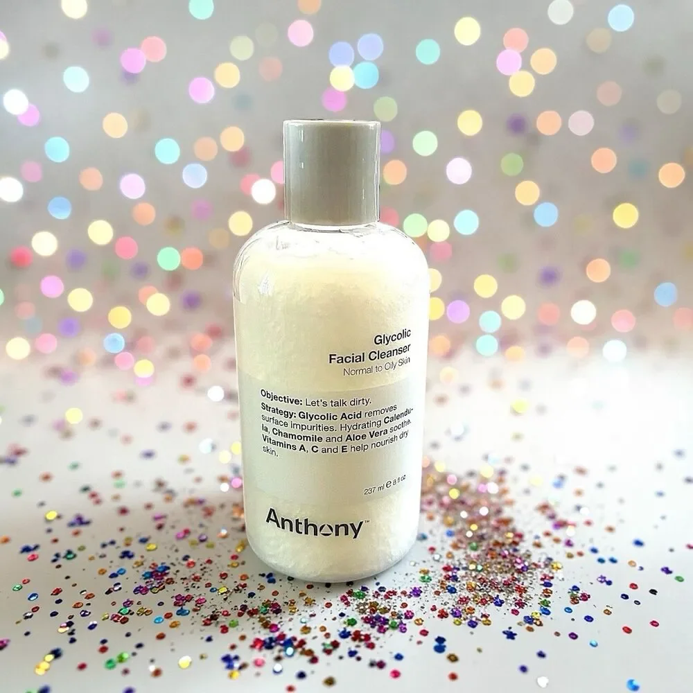 ANTHONY Glycolic Facial Cleanser 8 fl oz Brand New Without Box & Sealed